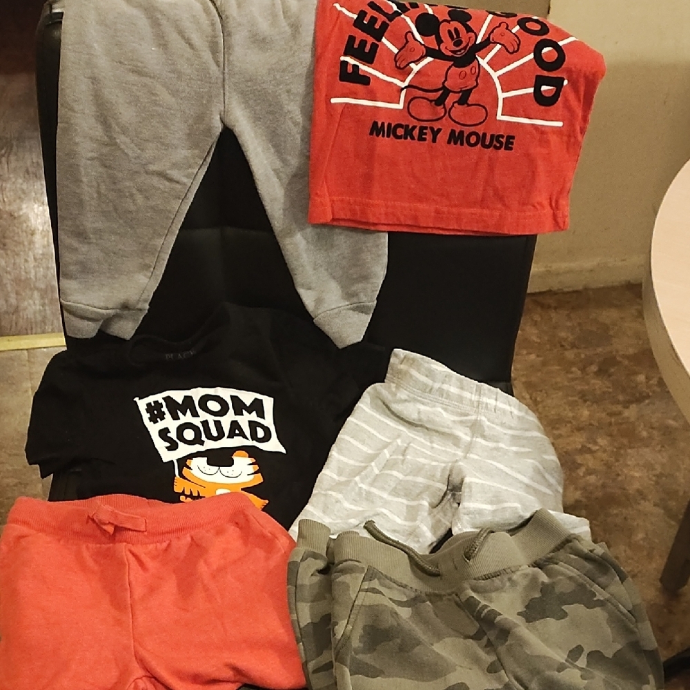 Disney Mickey Mouse Red Kids Shorts